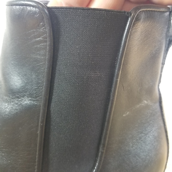 Aquatalia black leather chelsea boots main image 5